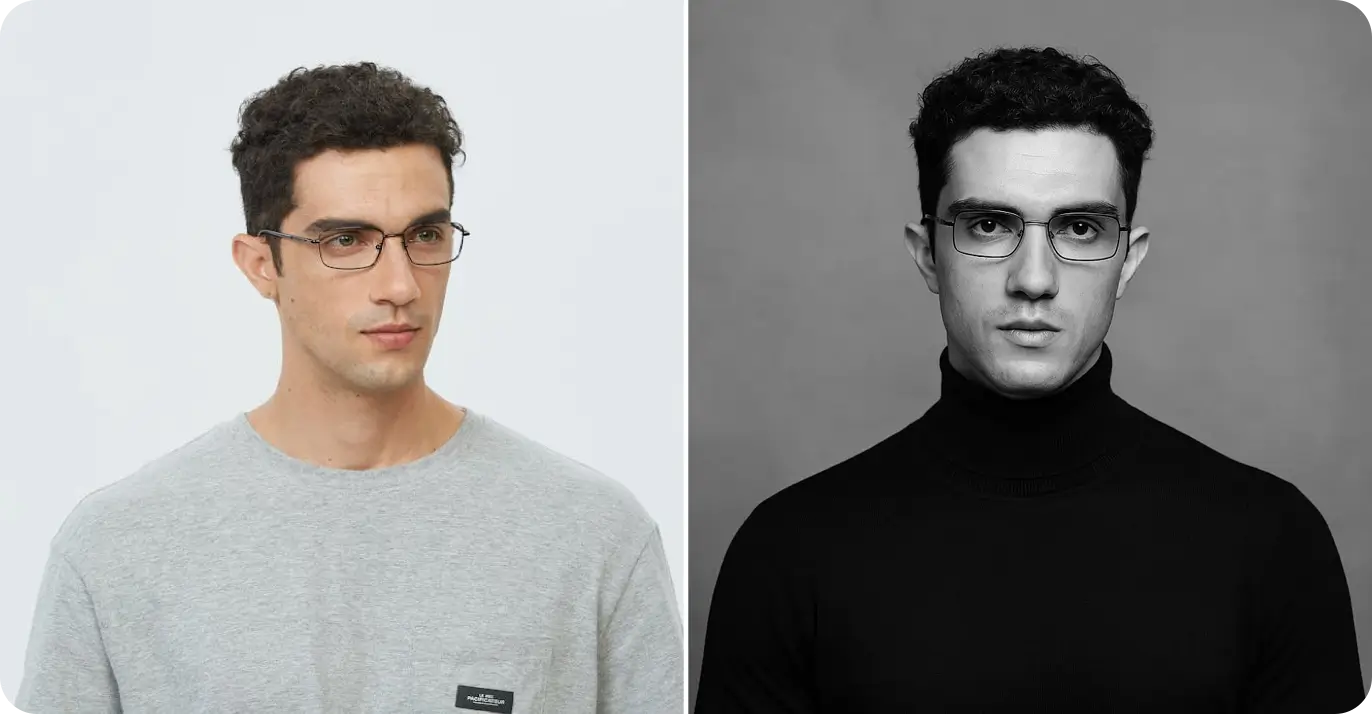 Before and after: Executive headshot