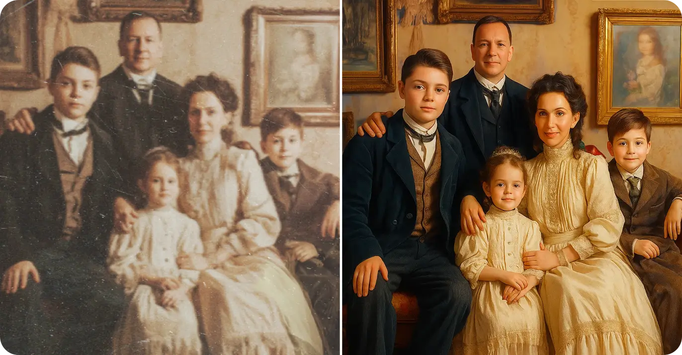 Before and after: Photo restoration